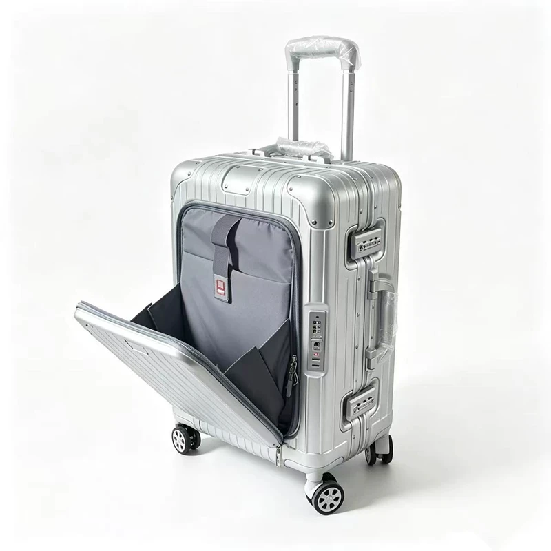 20/24/28 inch Front Opening Tr - Spinner Wheel Rolling Suitcase 20 Inch 评论和价格
