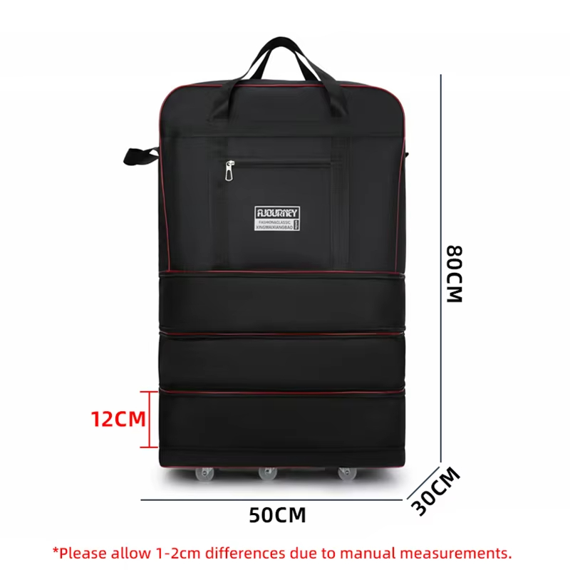 Foldable Unisex Universal Whee - Foldable Rolling Luggage Bag 评论和价格